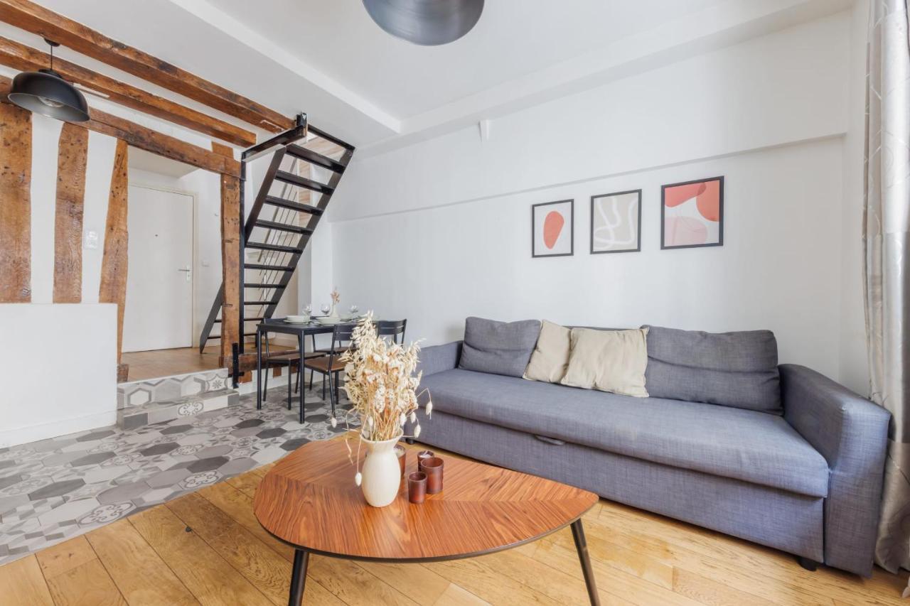 Cozy Apartment - 1Br-4P - Place Des Victoires Paris Luaran gambar